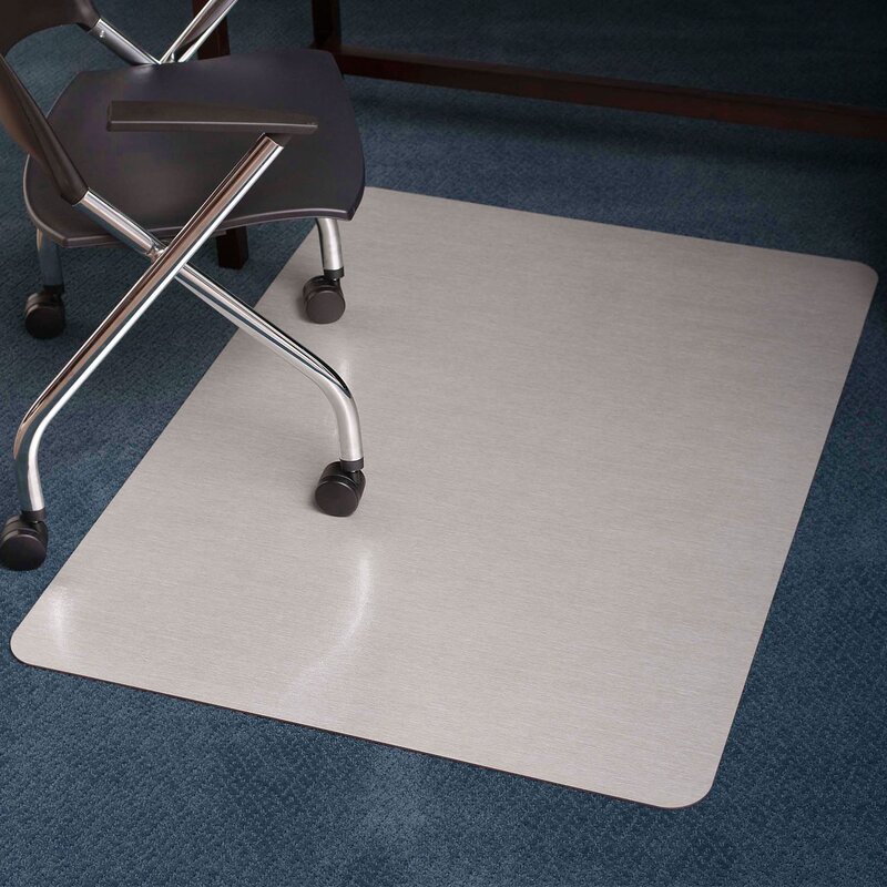 Brushed Stainless Design Chair Mat 